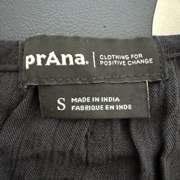 Prana Women's S Fernie Wide Leg Jumpsuit Swim Coverup Gauzy Black 9688 - Picture 12 of 16